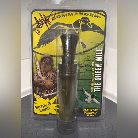 Duck Commander Autographed Tailored Mallard Hen Call The Green Mile Raspy Loud - Picture 1 of 11